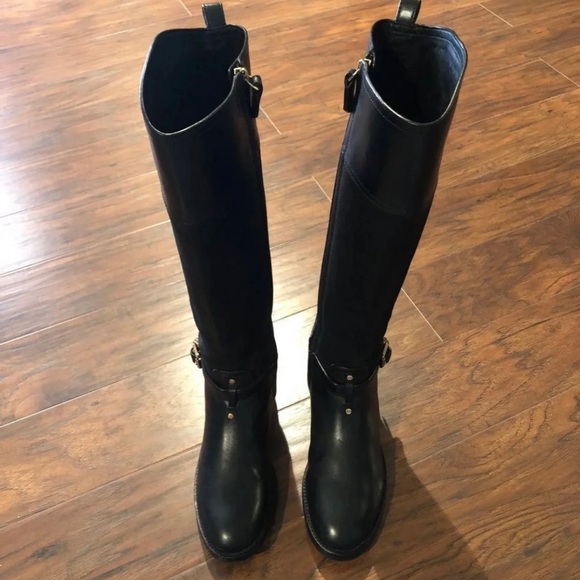 Tory Burch Black Simone Boots - Picture 2 of 6